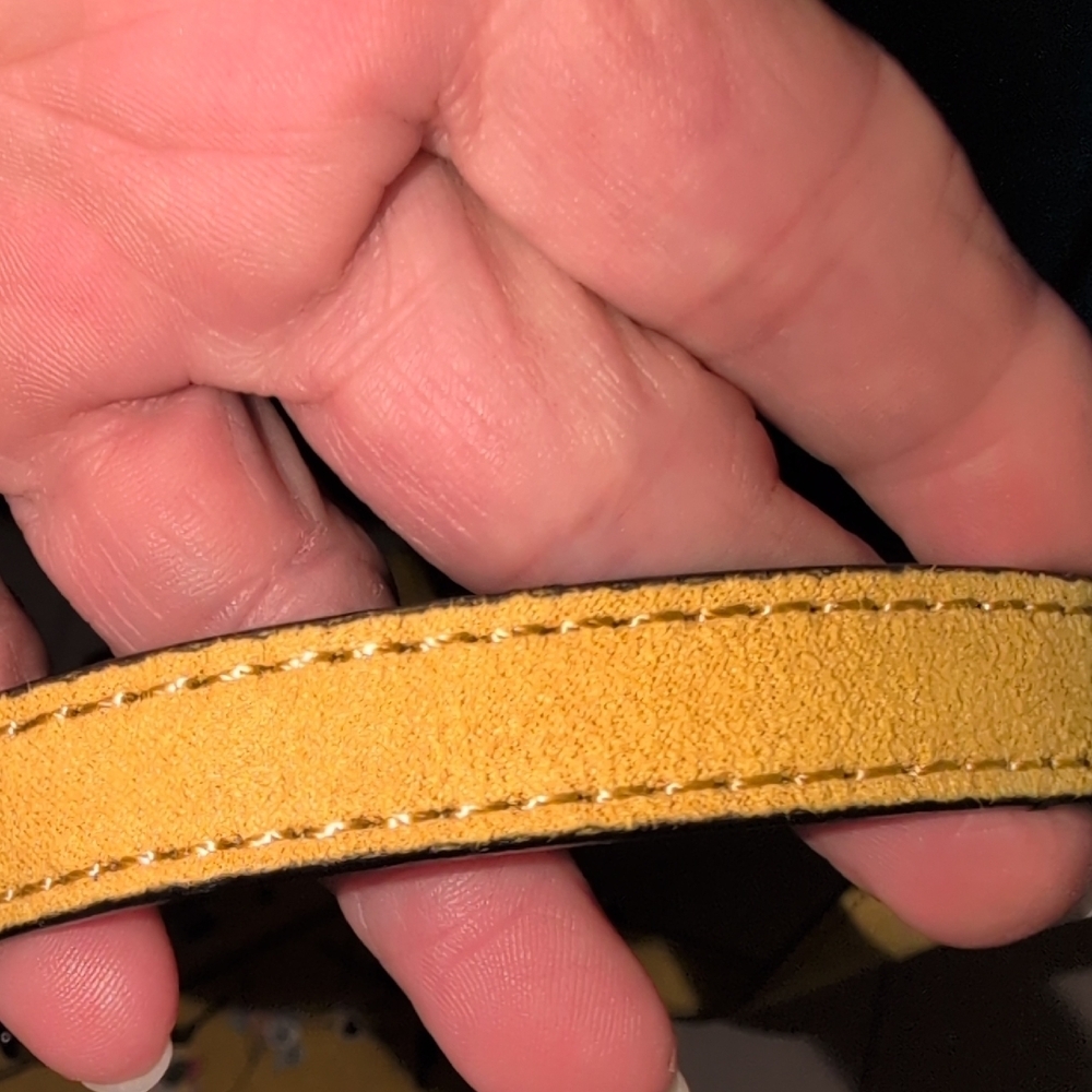 Vibrant Yellow Embroidered Crossbody Bag - Picture 8 of 11